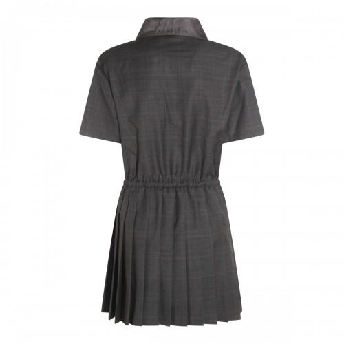 GREY WOOL DRESS