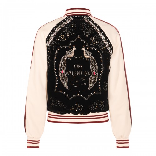 MULTICOLOR WOOL CASUAL JACKET