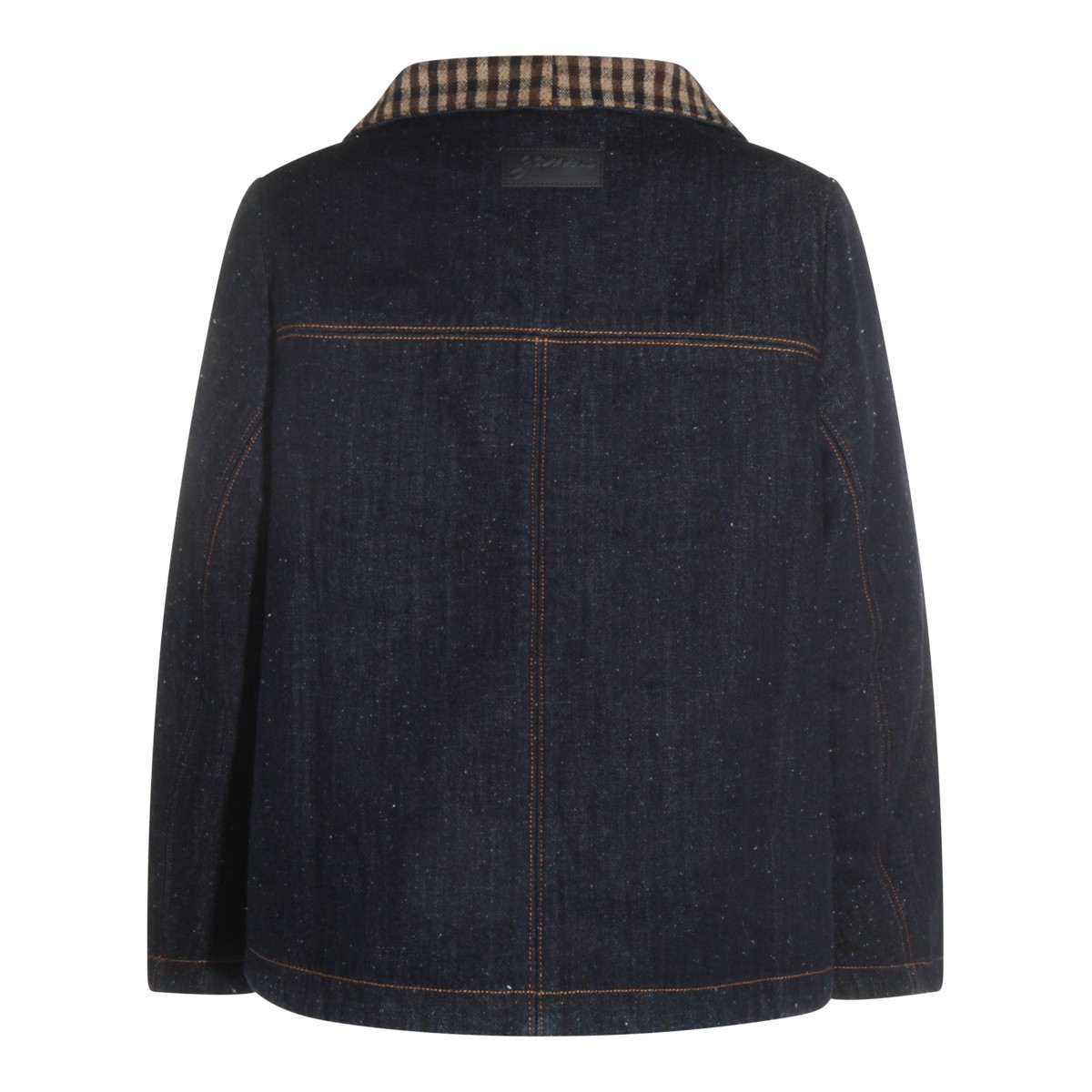 DARK BLUE COTTON DENIM JACKET DARK BLUE COTTON DENIM JACKET