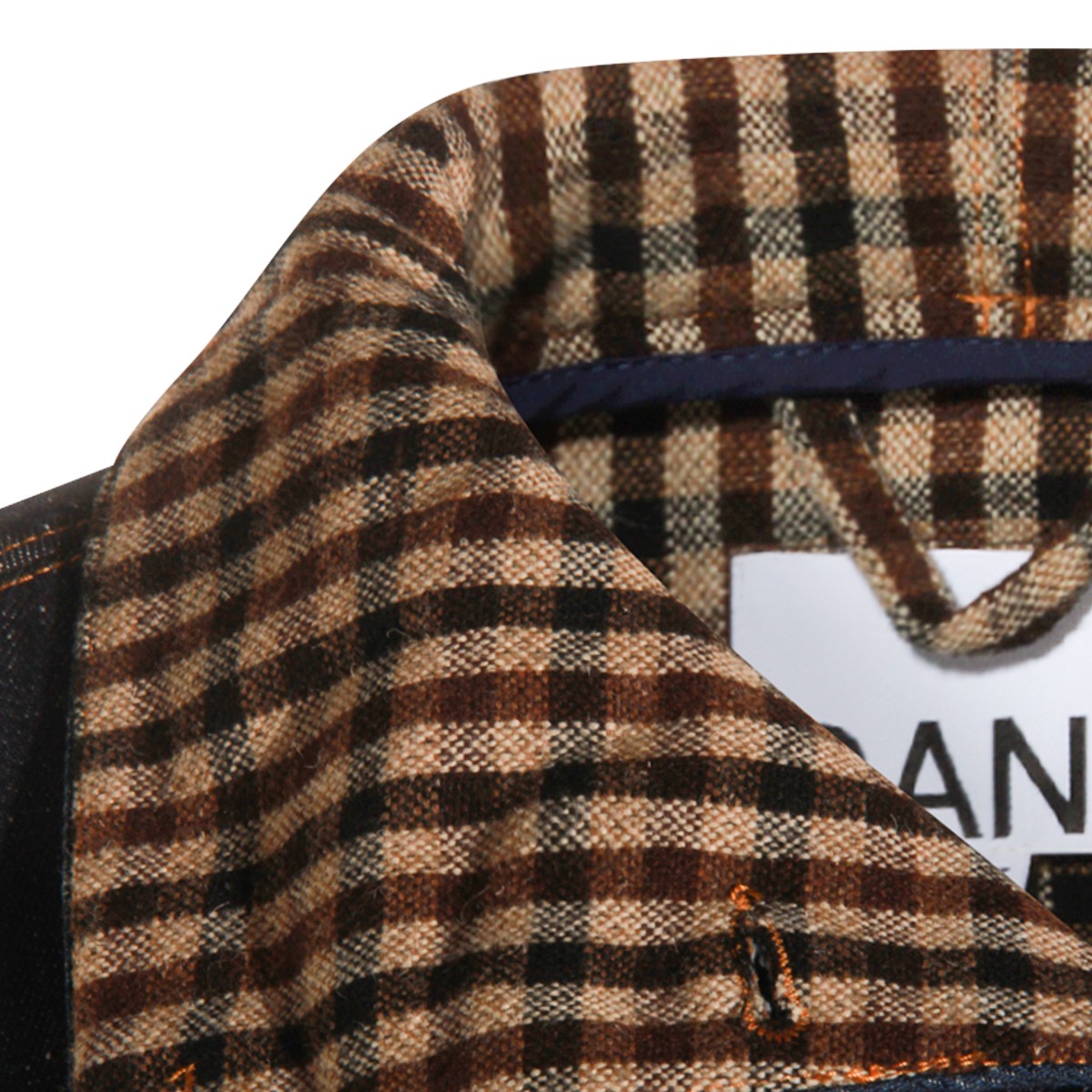 DARK BLUE COTTON DENIM JACKET DARK BLUE COTTON DENIM JACKET