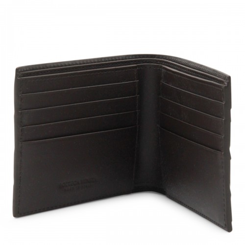 DARK BROWN LEATHER WALLET