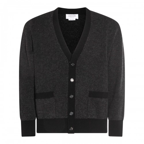 DARK GREY WOOL KNITWEAR