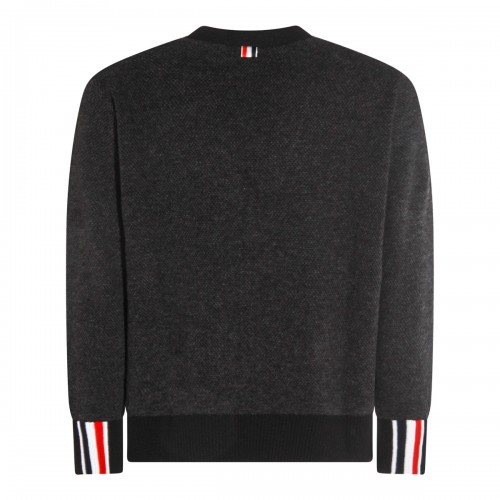 DARK GREY WOOL KNITWEAR