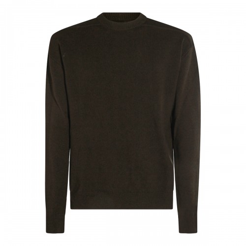 DARK GREEN COTTON KNITWEAR