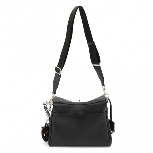BLACK LEATHER LAMBORGHINI RODEO SHOULDER BAG