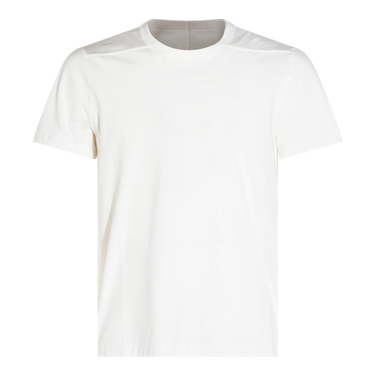 WHITE COTTON SHOT LEVEL T T-SHIRT