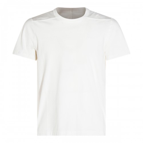 WHITE COTTON SHOT LEVEL T T-SHIRT