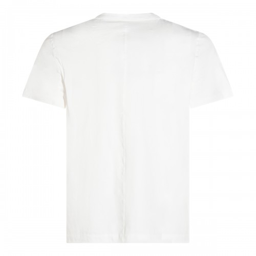 WHITE COTTON SHOT LEVEL T T-SHIRT