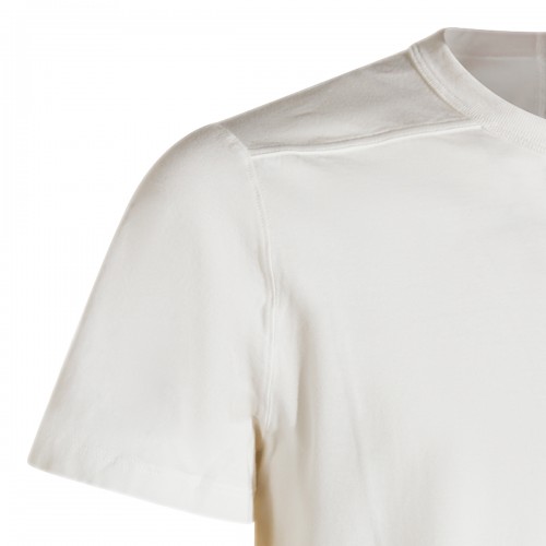 WHITE COTTON SHOT LEVEL T T-SHIRT