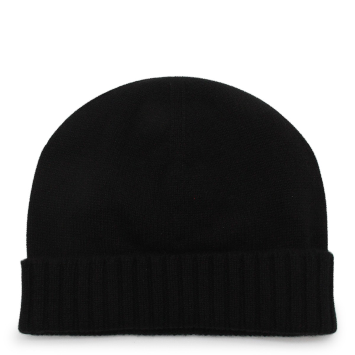 BLACK WOOL BEANIE