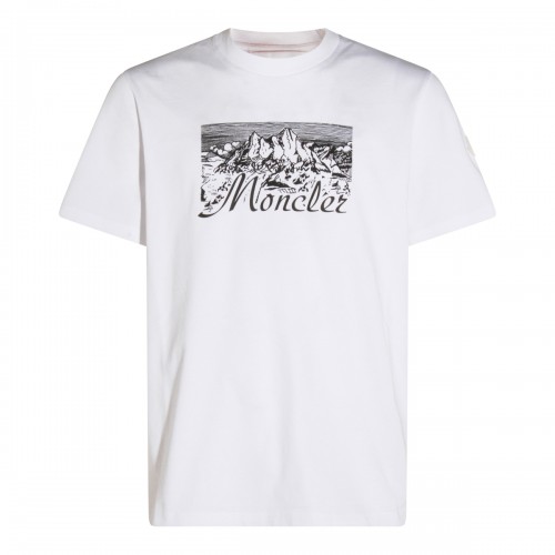 WHITE COTTON T-SHIRT