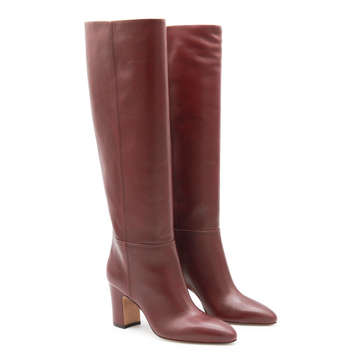 RED LEATHER LAVINIA 75 BOOTS RED LEATHER LAVINIA 75 BOOTS