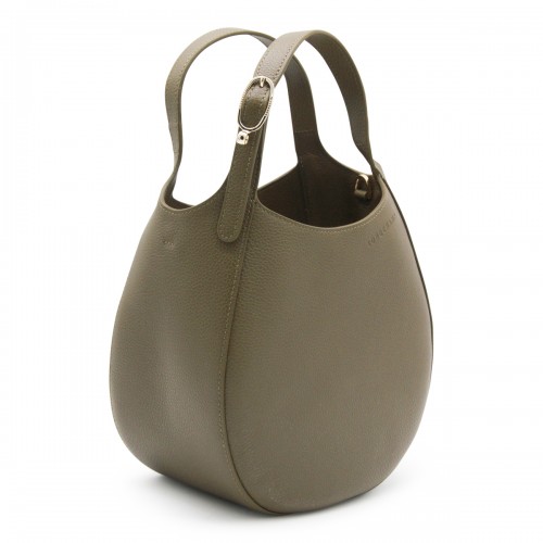 GREEN LEATHER LE FOULONNE' S CROSSBODY BAG