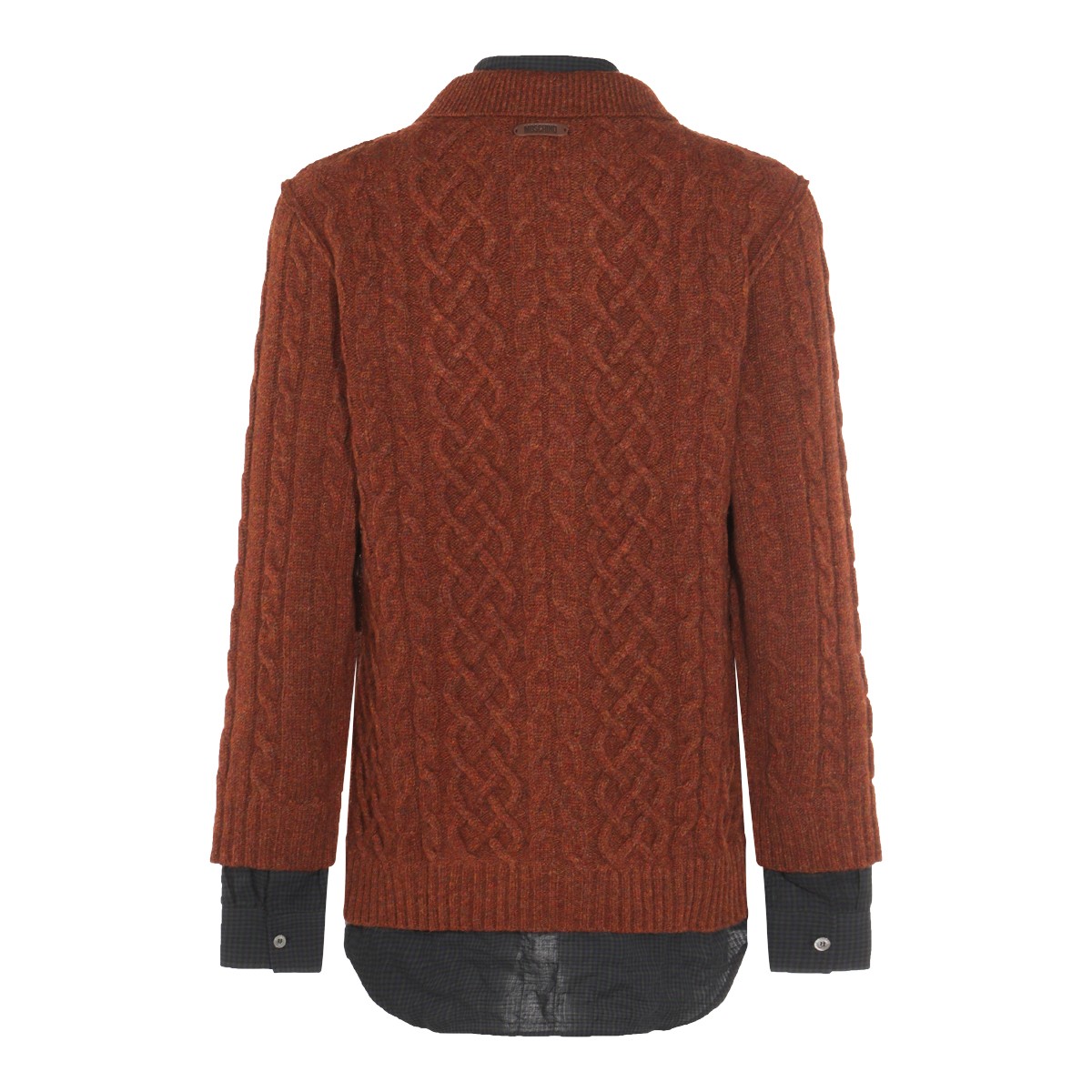 BROWN WOOL KNITWEAR