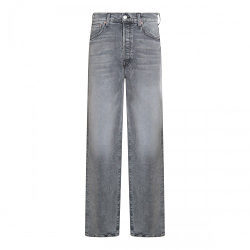 GREY COTTON JEANS