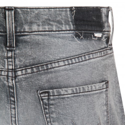 GREY COTTON JEANS