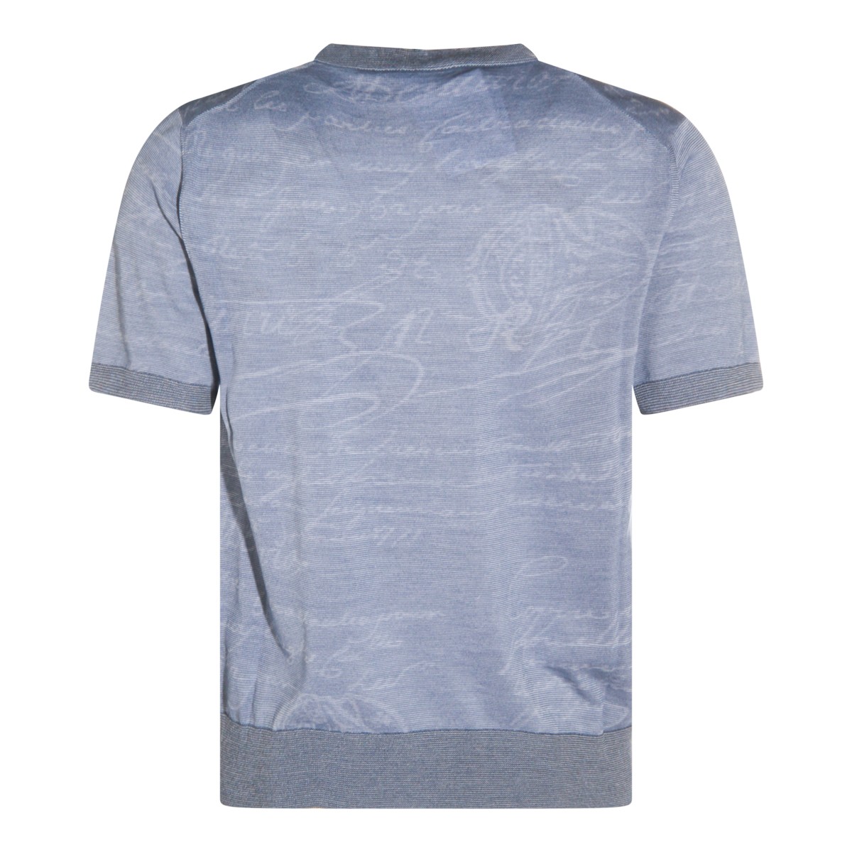 LIGHT BLUE COTTON KNITWEAR