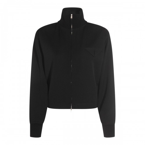 BLACK WOOL SHIRT