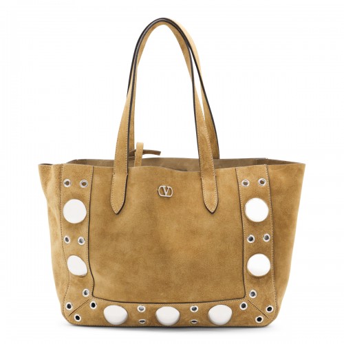 BEIGE LEATHER NELLCOTE TOTES