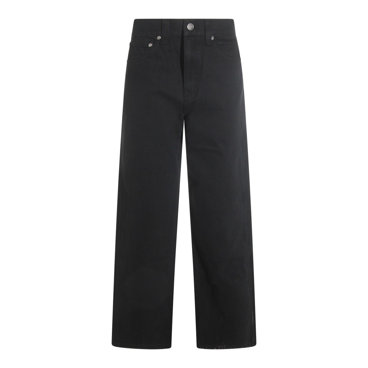 BLACK COTTON JEANS