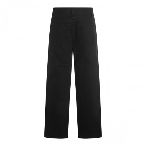 BLACK COTTON JEANS