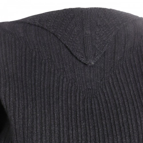 BLACK WOOL KNITWEAR