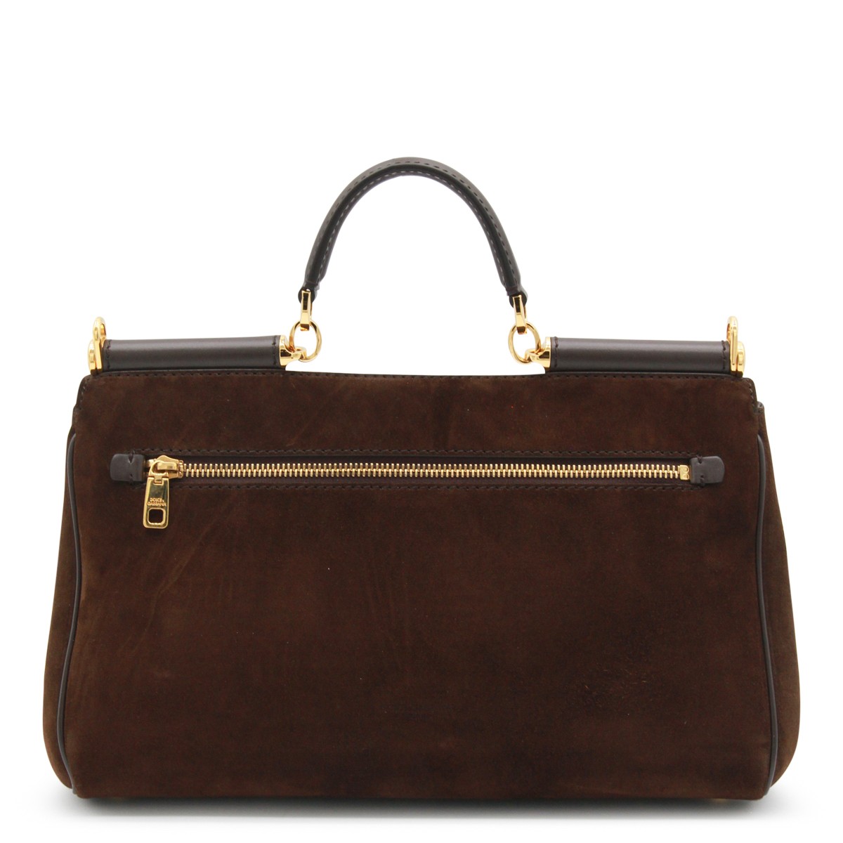 BROWN LEATHER MY SICILY TOP HANDLE BAG BROWN LEATHER MY SICILY TOP HANDLE BAG