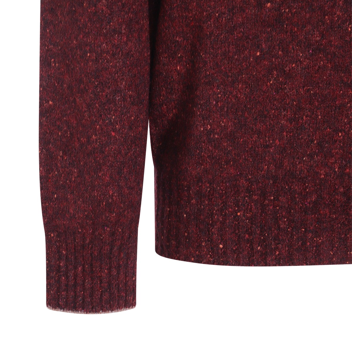 DARK RED COTTON KNITWEAR