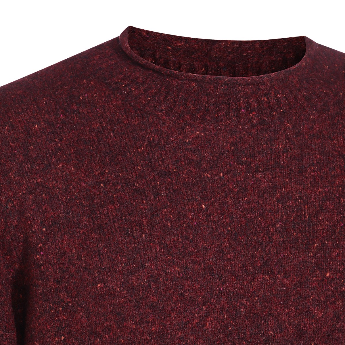 DARK RED COTTON KNITWEAR