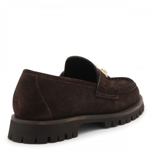 DARK BROWN LEATHER LOAFERS