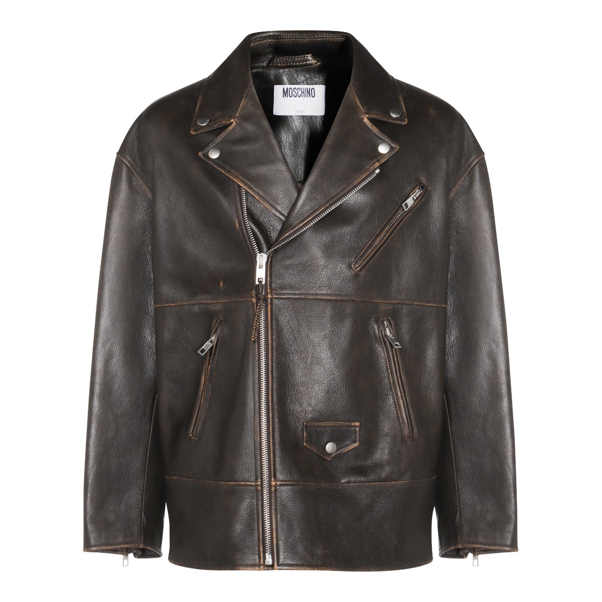 BROWN LEATHER JACKET