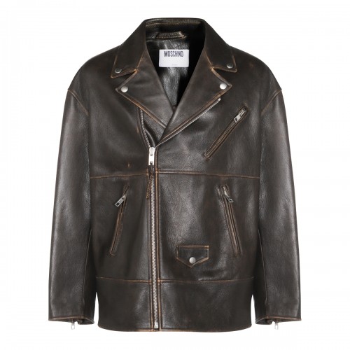 BROWN LEATHER JACKET