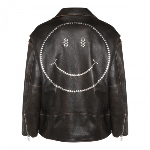 BROWN LEATHER JACKET