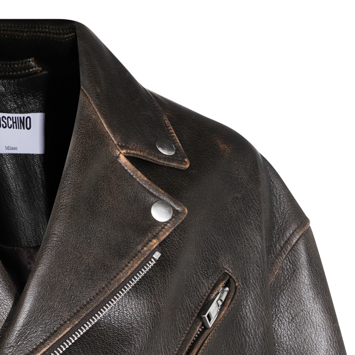 BROWN LEATHER JACKET