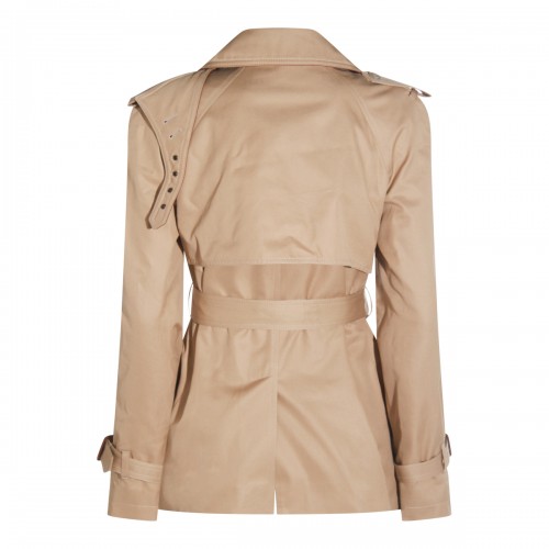 BEIGE COTTON TRENCH COAT