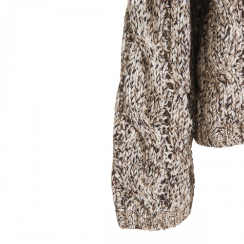 BROWN COTTON KNITWEAR