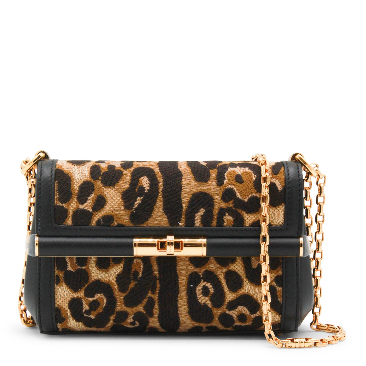 LEOPARD LEATHER CITY MINI MARLENE CROSSBODY BAG