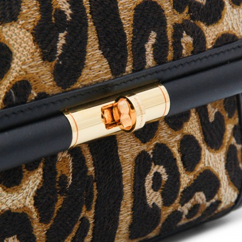 LEOPARD LEATHER CITY MINI MARLENE CROSSBODY BAG