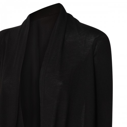 BLACK WOOL KNITWEAR