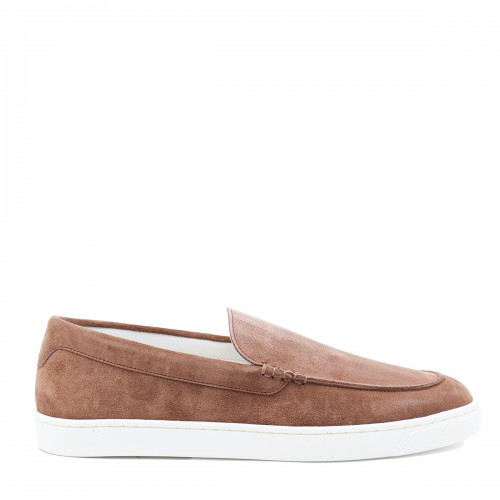 BROWN LEATHER LOAFERS
