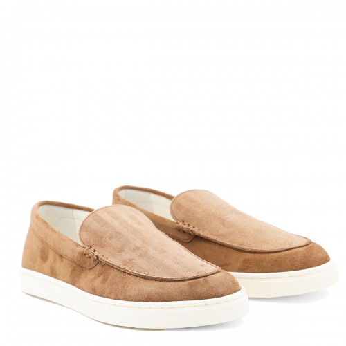 BROWN LEATHER LOAFERS