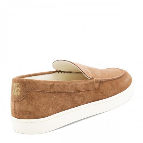 BROWN LEATHER LOAFERS