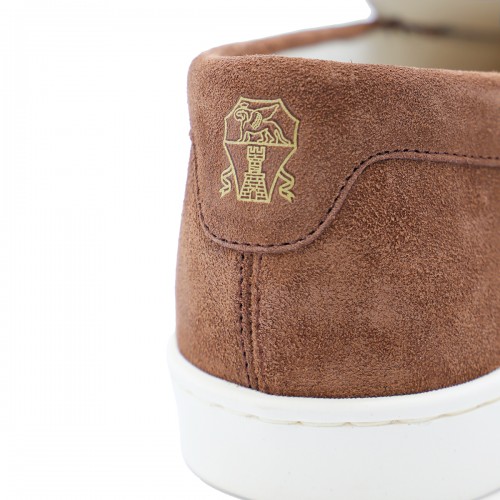 BROWN LEATHER LOAFERS