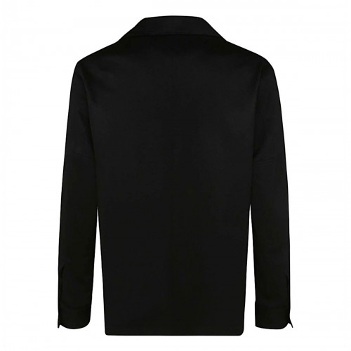 BLACK WOOL CASUAL JACKET 