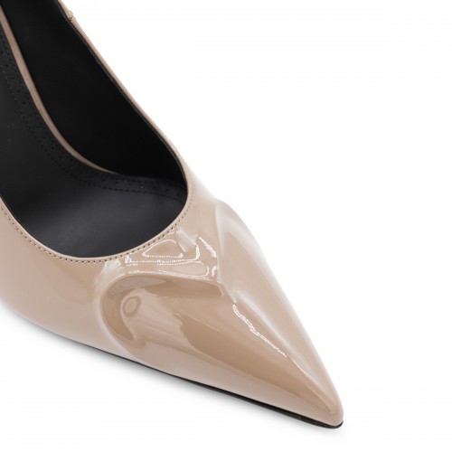 BEIGE LEATHER PUMPS