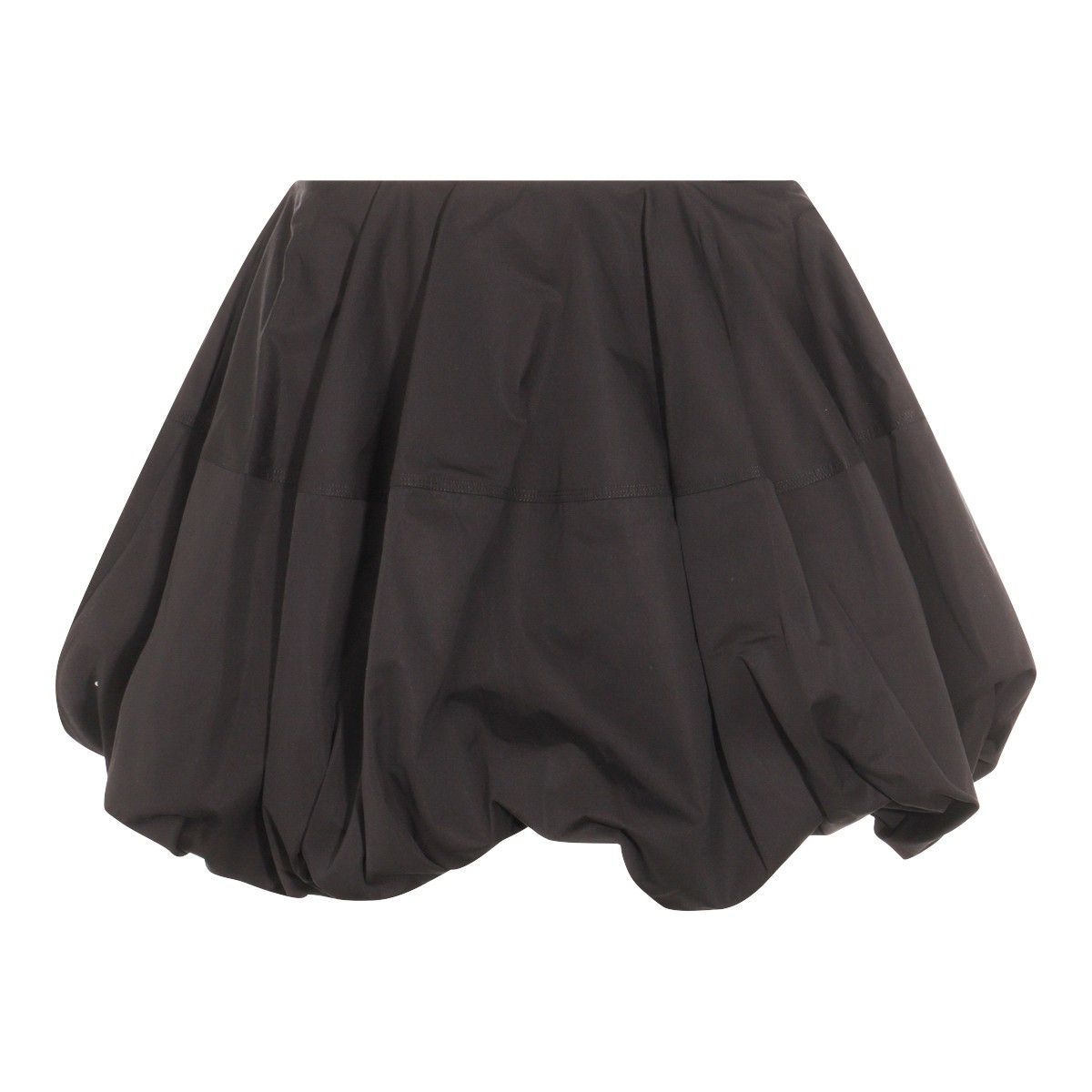 BLACK COTTON SKIRT