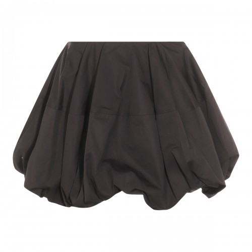 BLACK COTTON SKIRT