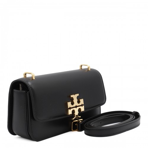 BLACK LEATHER SHOULDER BAG 2