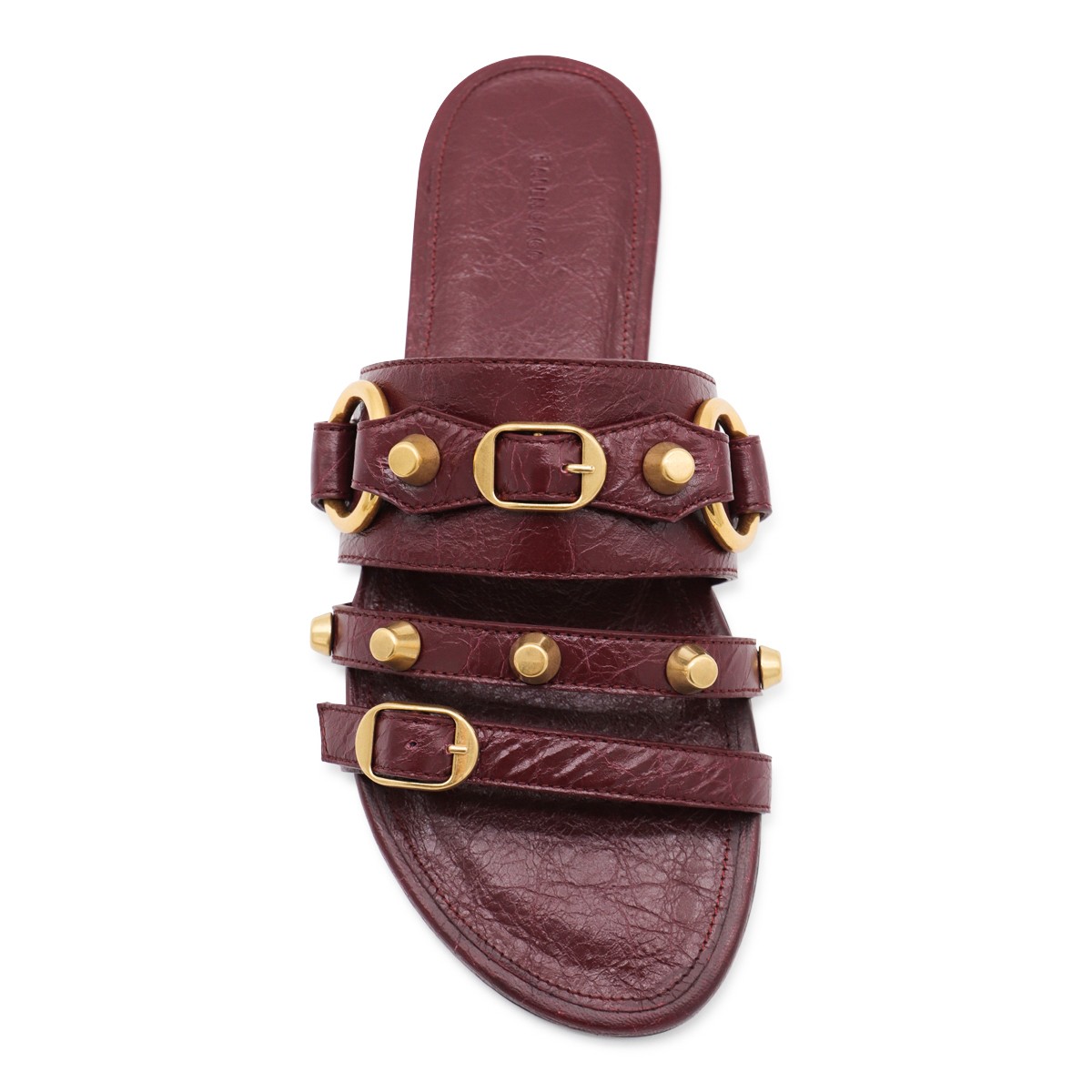 BORDEAUX LEATHER CITY FLATS BORDEAUX LEATHER CITY FLATS