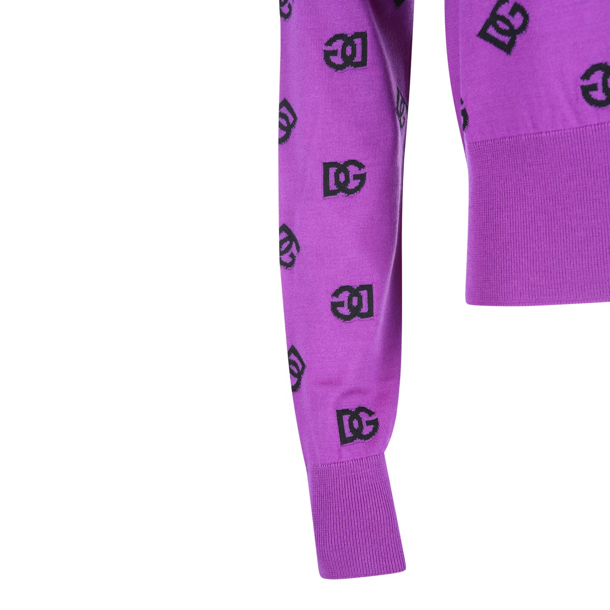 PURPLE WOOL KNITWEAR PURPLE WOOL KNITWEAR